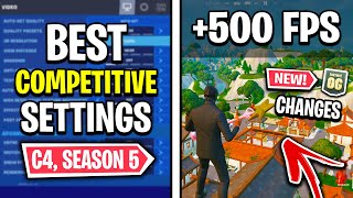 The BEST Competitive Settings in Fortnite Season OG 🔧 HUGE FPS Boost  0 Input Delay [upl. by Anyaled]