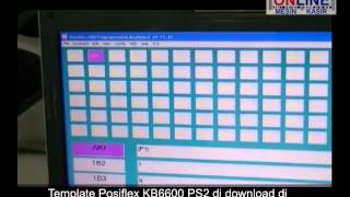 Posiflex KB6600 Cara Setting dan Test [upl. by Esinehc441]