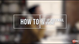 How to Set Up Voicemail on an iPhone  How to Record a Voicemail Greeting [upl. by Miche174]