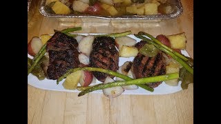 WSM Grilled Filet Mignon wVeggies [upl. by Higgins]