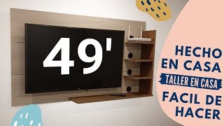 Muebles para TV  bonito y modernos  Repizas flotantes para Televisores [upl. by Toogood]