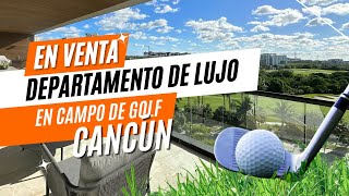 Descubre el Lujo en Antaal Puerto Cancún Residencia Exclusiva de 410m² con Vista al Campo de Golf [upl. by Alcine]