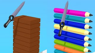 Funny Slice It 3D Very Satisfying And Relaxing ASMR Slicing Game [upl. by Aihsitan34]