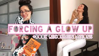 FORCING A GLOW UP in quarantine  book recommendations [upl. by Nelleus]