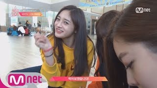 Produce 101101TVChKwonEunBin Girls showing off their talents EP04 20160212 [upl. by Nedry]