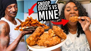 I Made SNOOP DOGGS Chicken Wing SECRET RECIPE [upl. by Noiro]