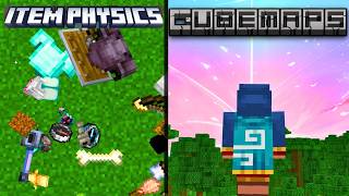 ITEM PHYSICS  EPIC Skyboxes to Minecraft MCPE Bedrock Windows 10 [upl. by Gerge]