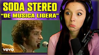 SODA STEREO  De Música Ligera  FIRST TIME REACTION  Live [upl. by Adien358]