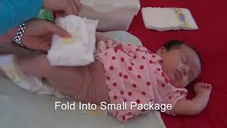 How to Change a Newborn Baby Diaper Pro Tips SD 480p [upl. by Jempty980]