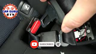 HYUNDAI how to unbuckle center seat belt  Unfastening Center Seat Belt CarGuruDIY CarGuruDIY [upl. by Assed]