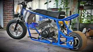 Drag Mini Bike Part 4  240cc Big Bore Install  Custom Gas tank [upl. by Knobloch]