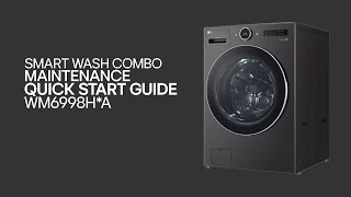 LG WasherDryer Combo Washer Combo Maintenance [upl. by Yks]