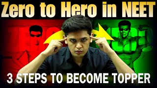 3 Formula to become NEET Topper🔥 Real Motivation Prashant Kirad [upl. by Carr]