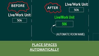 Revit Tip Place Spaces Automatically Link the correct Room Names into Revit MEP [upl. by Azil]