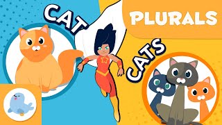 PLURAL NOUNS 🦸‍♀️ Grammar and Spelling for Kids 📝 Superlexia ⭐ Episode 4 [upl. by Mall]