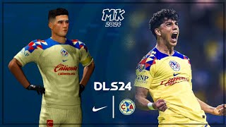 KITS CLUB AMÉRICA  DLS 24🔥💣 [upl. by Nyrret]