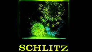 Vintage 1960s Schlitz Beer Sign Animated Fireworks [upl. by Corny]