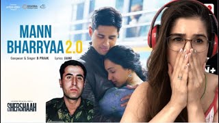 Mann Bharryaa 20 REACTION– Official Video  Shershaah  Sidharth – Kiara  B Praak  Jaani [upl. by Llerrej]