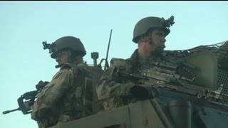 Mali combats au sol entre soldats français et militants islamistes [upl. by Elspet871]