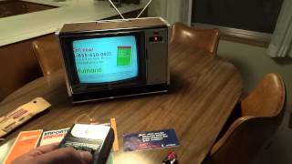 Watch a 1978 Zenith Chromacolor II Color TV with Space Command Remote Control [upl. by Cynth]