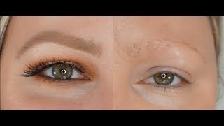 How To Fill In Eyebrows for Beginners  Sparse Eyebrow Tutorial [upl. by Furey]