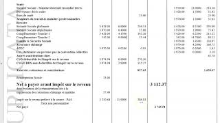 P4 Le calcul des cotisations sociales dans le bulletin de paye [upl. by Enoryt]