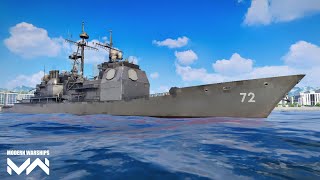 USS VELLA GULF sometimes this ship is more better to use than vip ship  Modern Warships [upl. by Faith608]