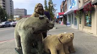 Downtown Anchorage Alaska Walk [upl. by Olcott]