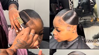 JUMBO BRAID PONYTAIL USING BRAIDING HAIR  how to [upl. by Amikat]