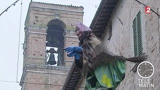 Sans frontières  Rome  La Befana la sorcière de lEpiphanie  20160106 [upl. by Dalis733]