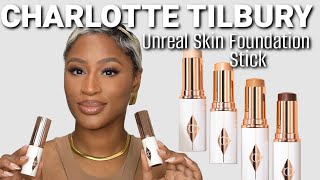 New Charlotte Tilbury Unreal Skin Sheer Glow Tint Foundation Stick  ARIELL ASH [upl. by Atalaya]