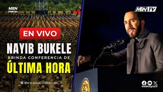 ENVIVO Cadena Nacional Presidente Nayib Bukele Brinda Conferencia de Prensa de Última Hora [upl. by Reivaj119]