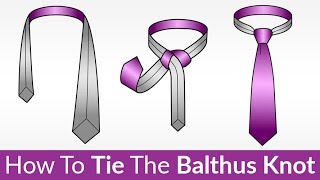 Balthus Knot  How To Tie  EASILY Tying This Unique Casual Knot  TieATie Video Tutorial [upl. by Myrle]