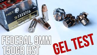 Federal 9mm 150gr HST Gel Test and Review [upl. by Sisak]