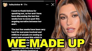 Hailey Bieber THANKS Selena Gomez [upl. by Aissak168]