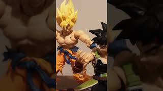 Bardock when he meets Goku stopmotion bardock goku [upl. by Zulema]