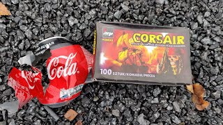 Jorge Corsair KO203 petardy vs CocaCola [upl. by Esau137]