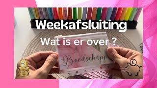 Week afsluiting juni  Wat heb ik over  Ging alles goed  Lopen we op schema [upl. by Selin308]