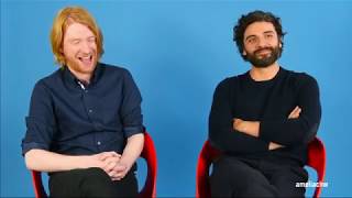 Domhnall Gleeson and Oscar Isaac Funny Moments [upl. by Lawley394]