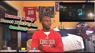 Burner Ft Tiny Boost M24 AM 410 amp OneFour  Maddest Of The Maddest Remix  Link Up TV Reaction [upl. by Llemar937]