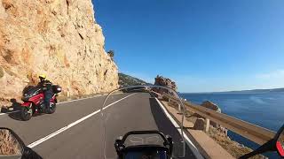 CroatiaKarlobag to Starigrad Part 01 Honda CB 500 X Jadranska magistrala [upl. by Cyprus569]