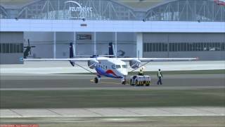 FSX M28 Skytruck  quotpreparing to flyquot  EPML [upl. by Kcirej]