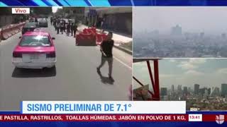 PRIMERAS HORAS DEL TERREMOTO EN MEXICO  19 DE SEPTIEMBRE DE 2017 [upl. by Margarette825]