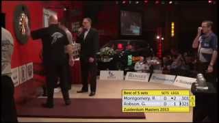 Robson misses 9 darter  Zuiderduin Masters 2013 [upl. by Elinet]