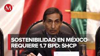 Se necesitan 17 bdp al año para sostenibilidad asegura la SHCP [upl. by Clementina]