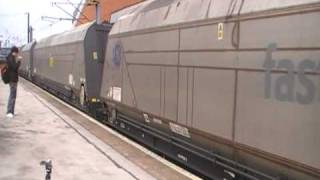 Fastline Freight class 66 at Doncaster [upl. by Gniliem]