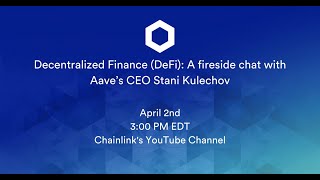 Aave and Chainlink AMA with Stani Kulechov on the use of the Chainlink decentralized oracle network [upl. by Eerolam]