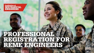 Professional Registration for REME Engineers [upl. by Roshelle875]