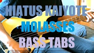 TABS  Hiatus Kaiyote  Molasses Bass cover [upl. by Casady82]