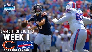 Chicago Bears vs Buffalo Bills  2024 Preseason Week 1 Game Highlights [upl. by Idnyc86]